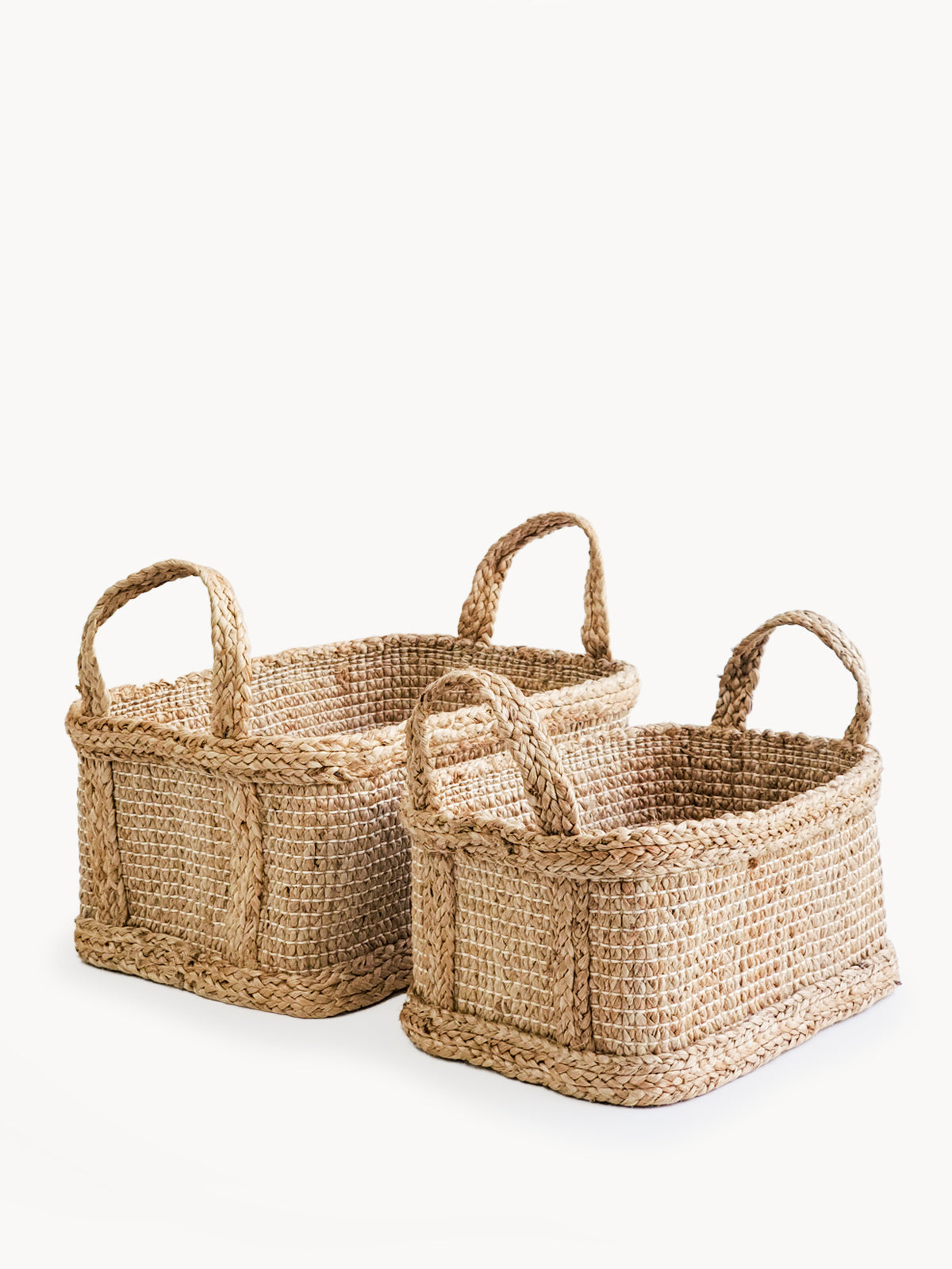 Bono Rectangular Jute Storage Basket - first step nursery