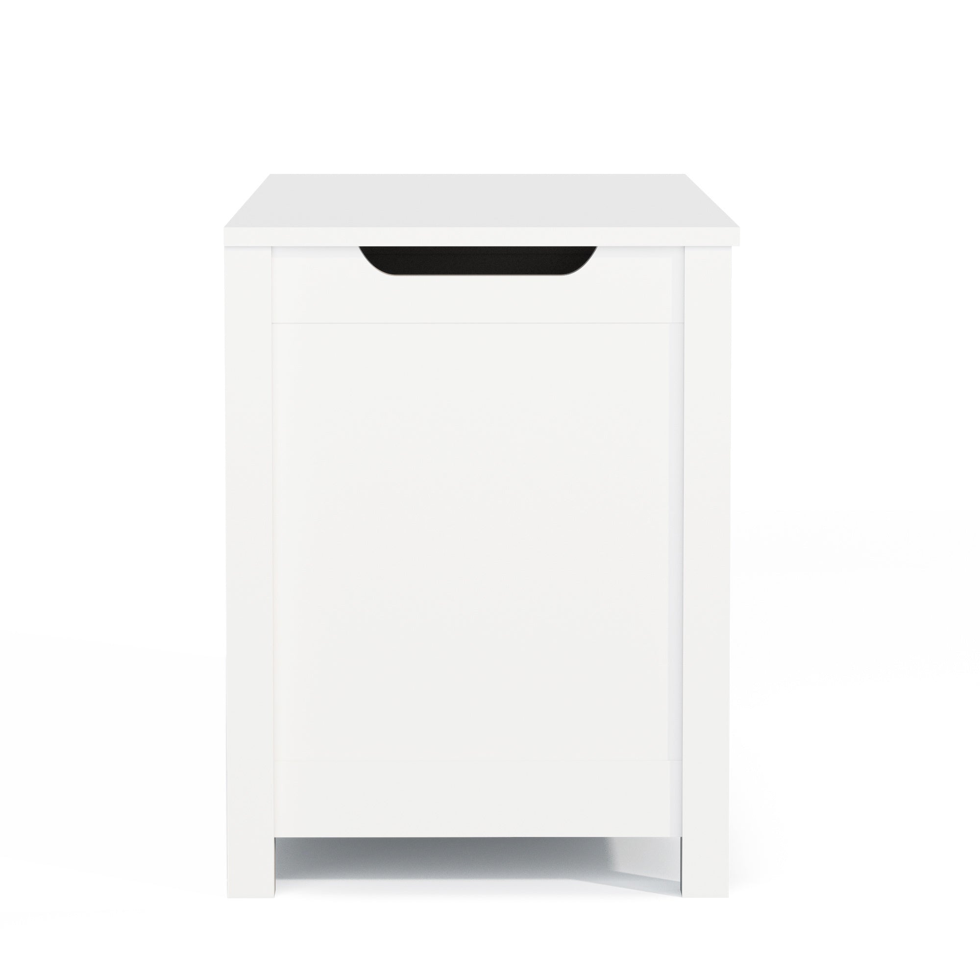 Wooden Toy Box - White - first step nursery
