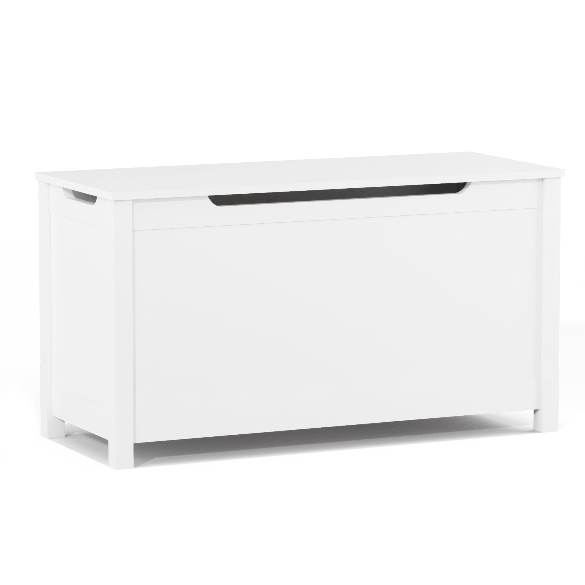 Wooden Toy Box - White - first step nursery